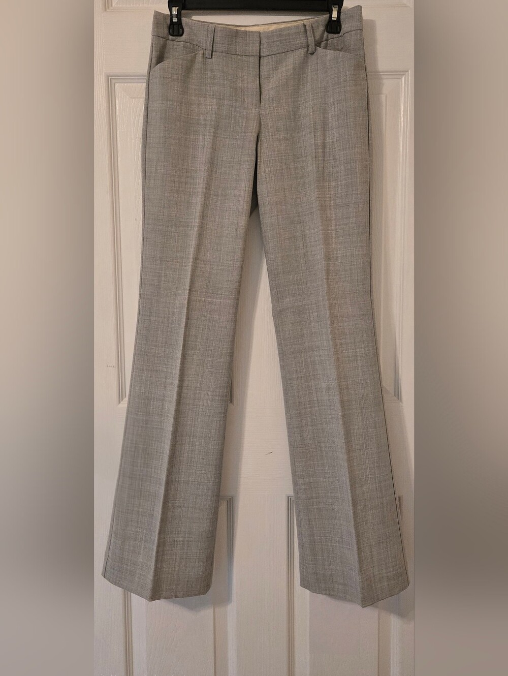 Women's Classic Gray Dress Pants - Neutral Tailored Trousers